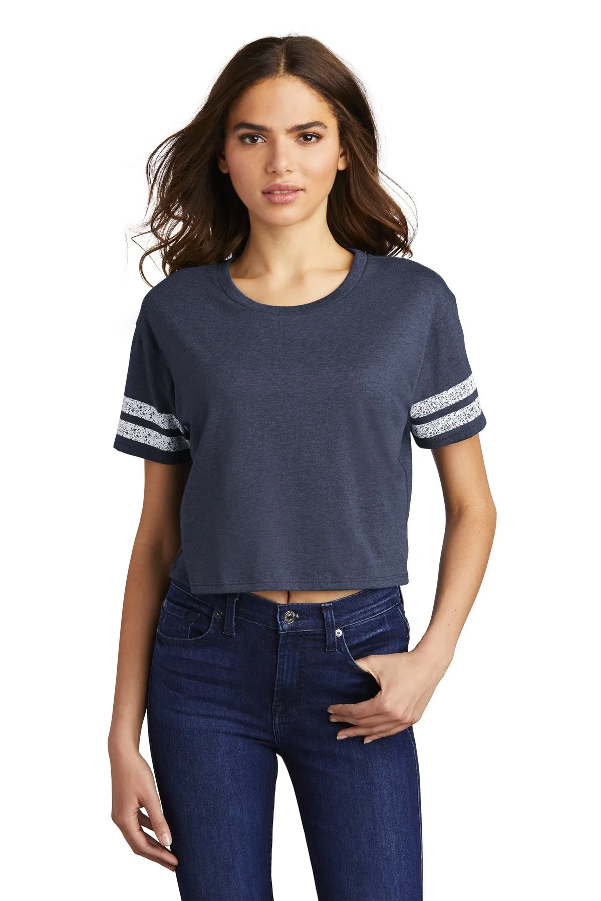 District  Women's Scorecard Crop Tee DT488