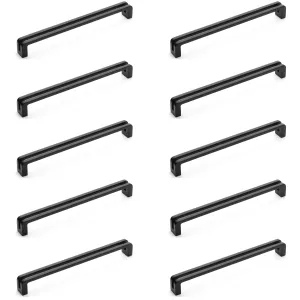 Diversa Limited Edition Matte Black 7-1/2" (192mm) Reveal Cabinet Drawer Pull - 10 PACK