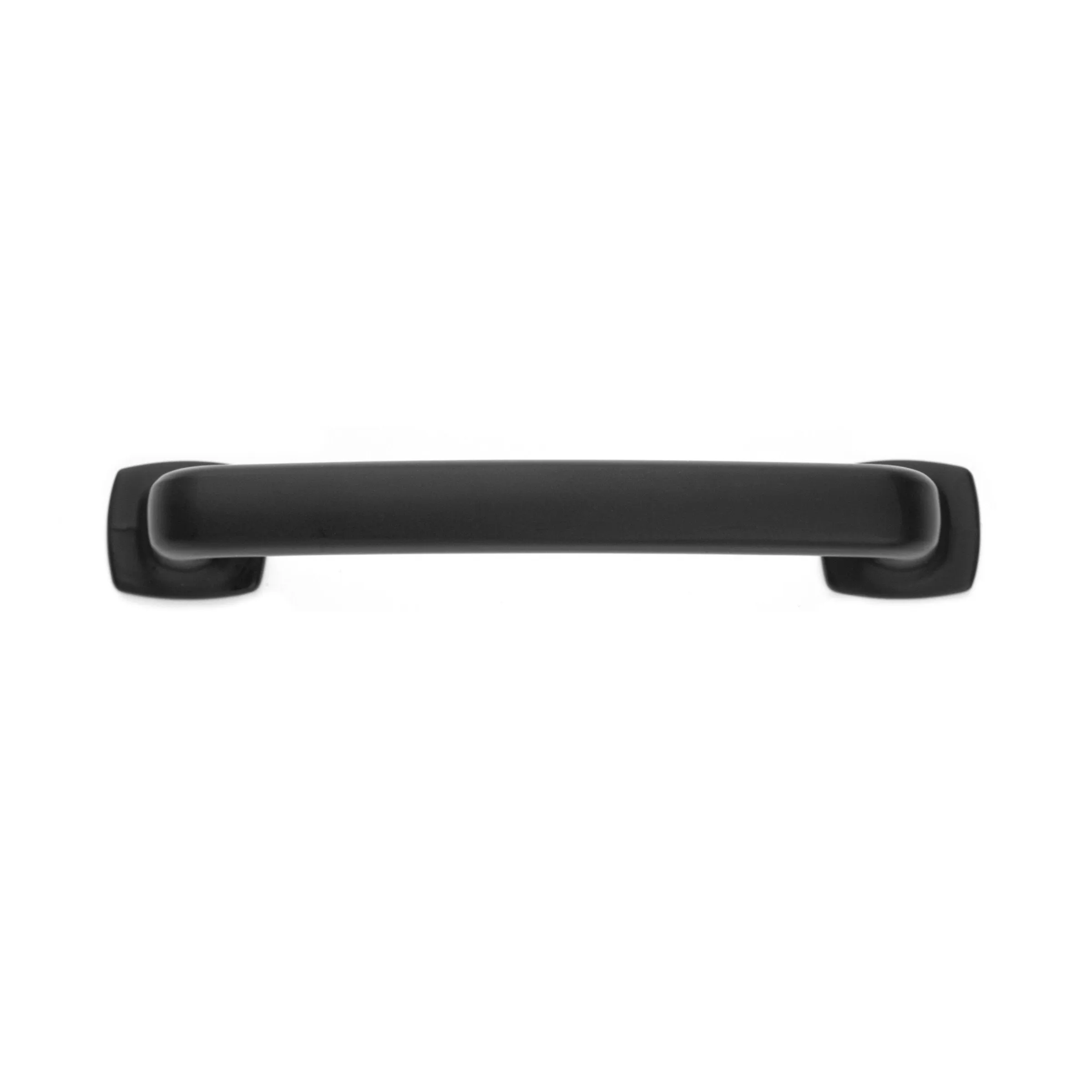 Diversa Matte Black Trinity 3-3/4" (96mm) Cabinet Drawer Pull - 10 PACK