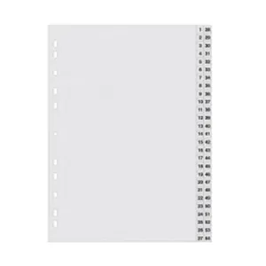 DIVIDER (1-54)Pvc Gray A4