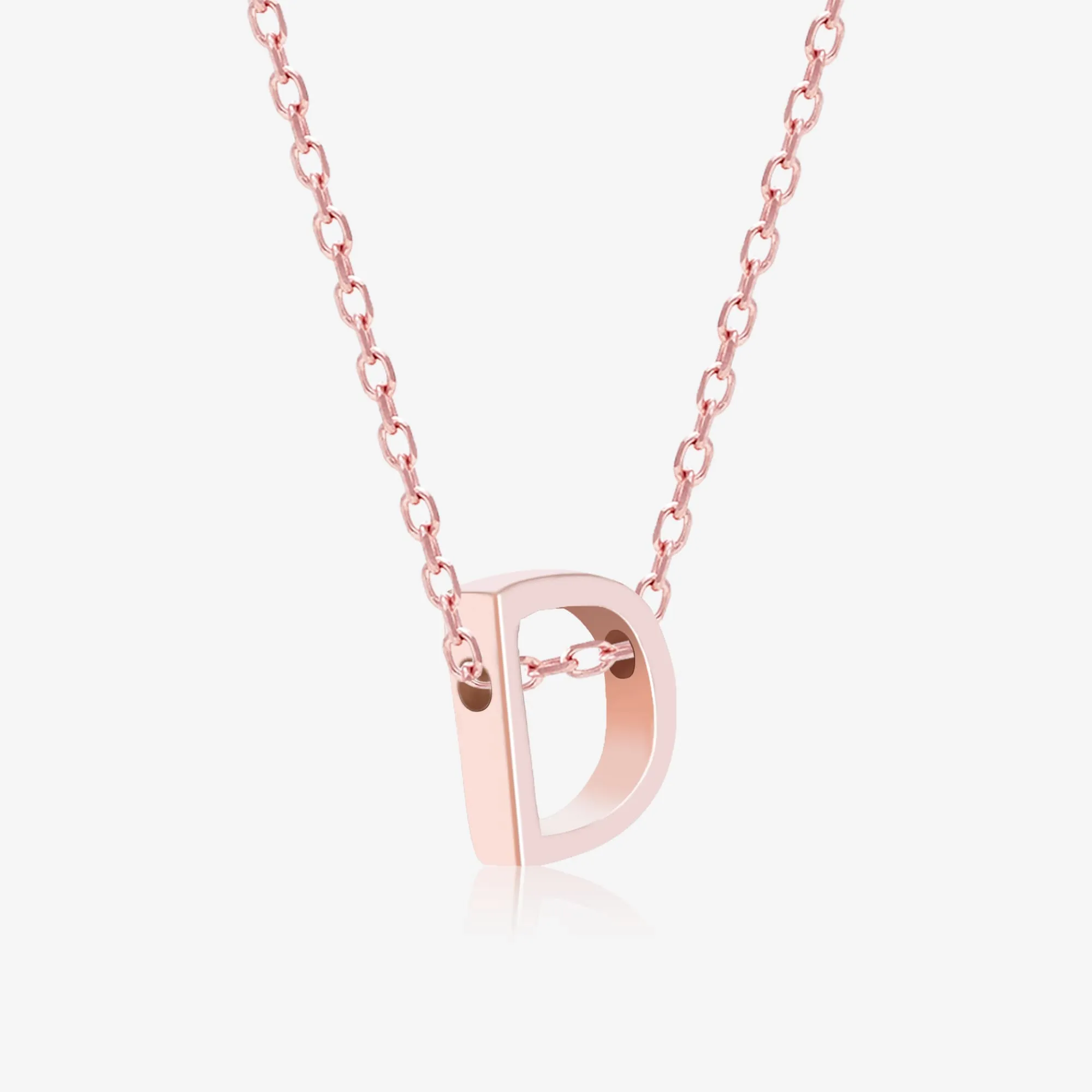 Divine D Initial Necklace