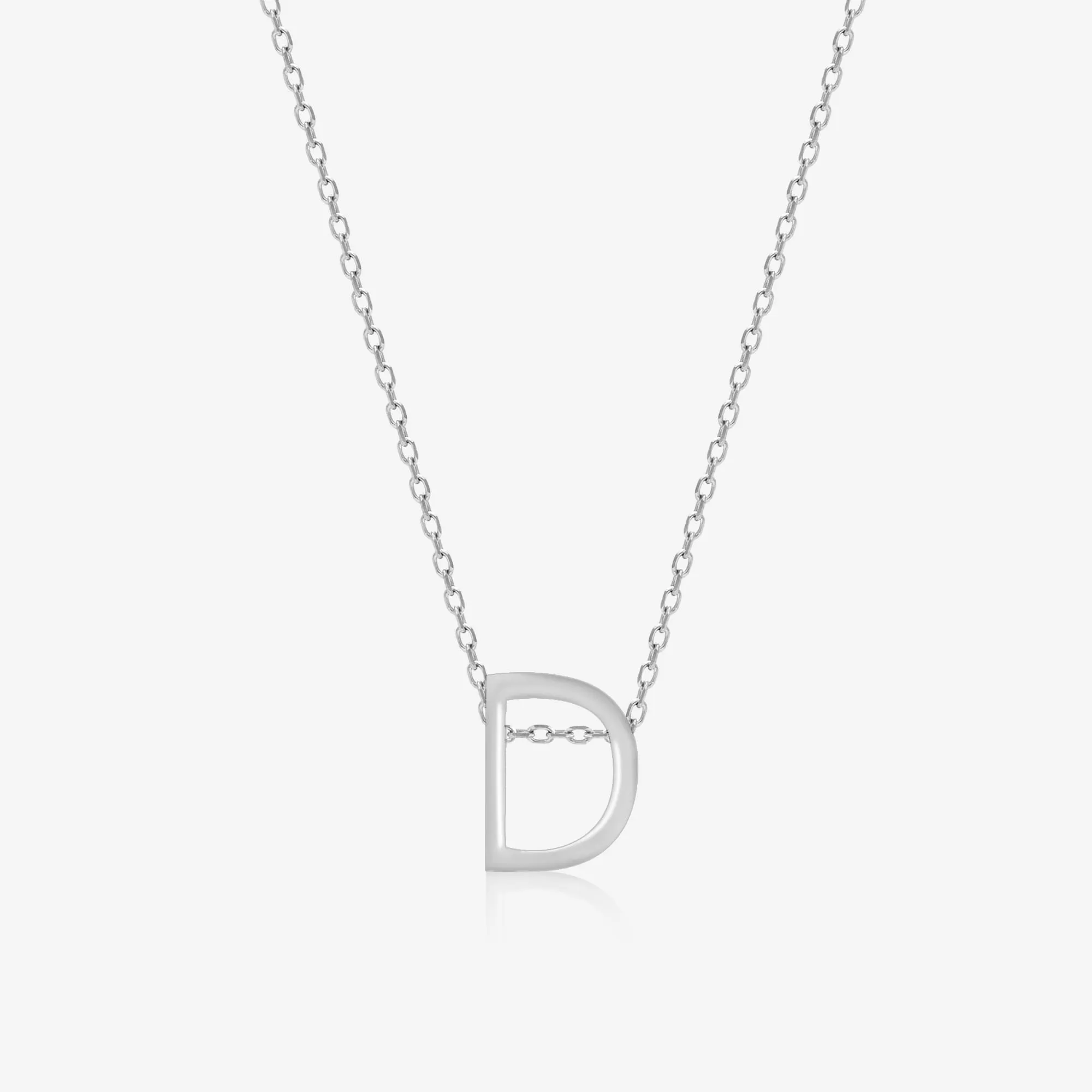 Divine D Initial Necklace