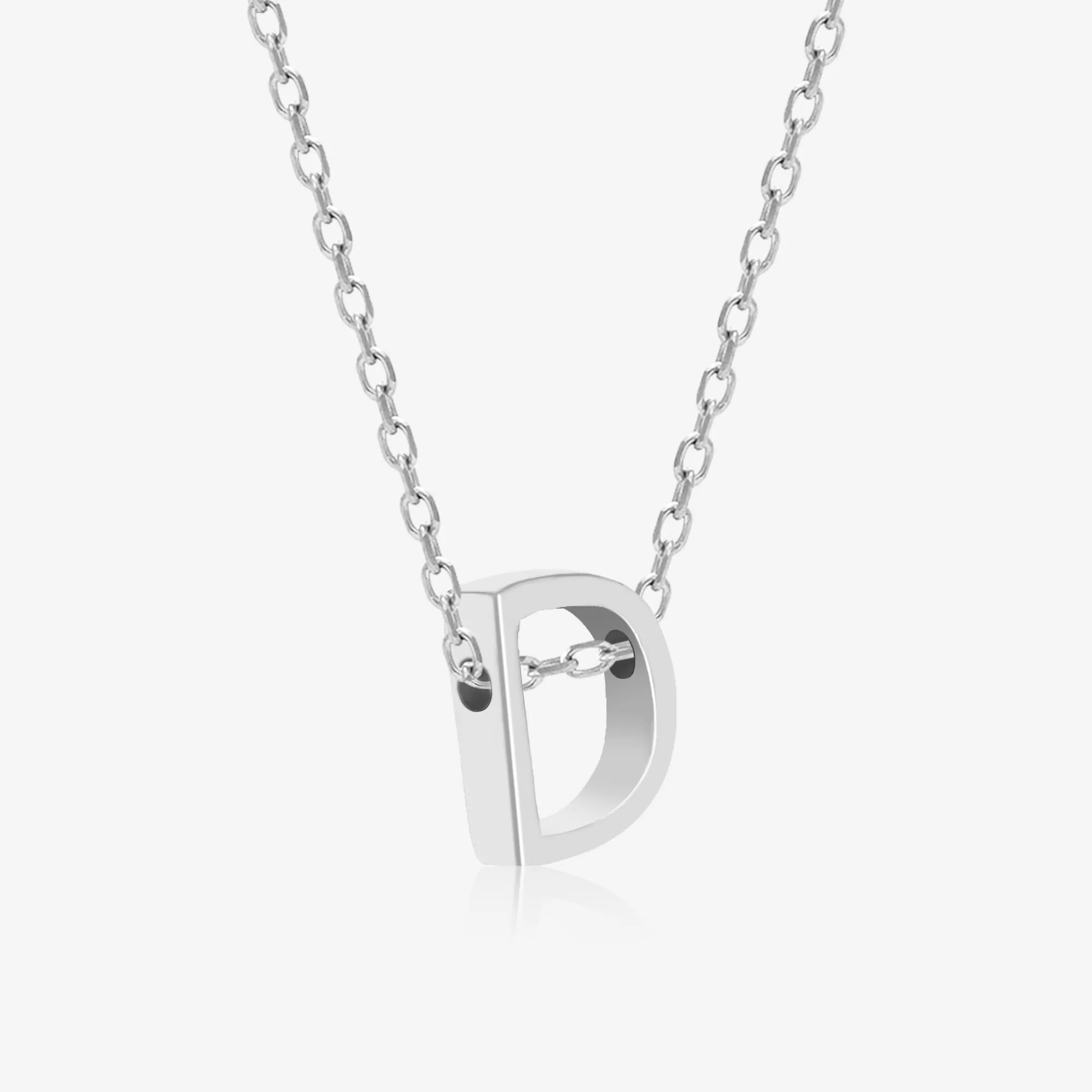 Divine D Initial Necklace