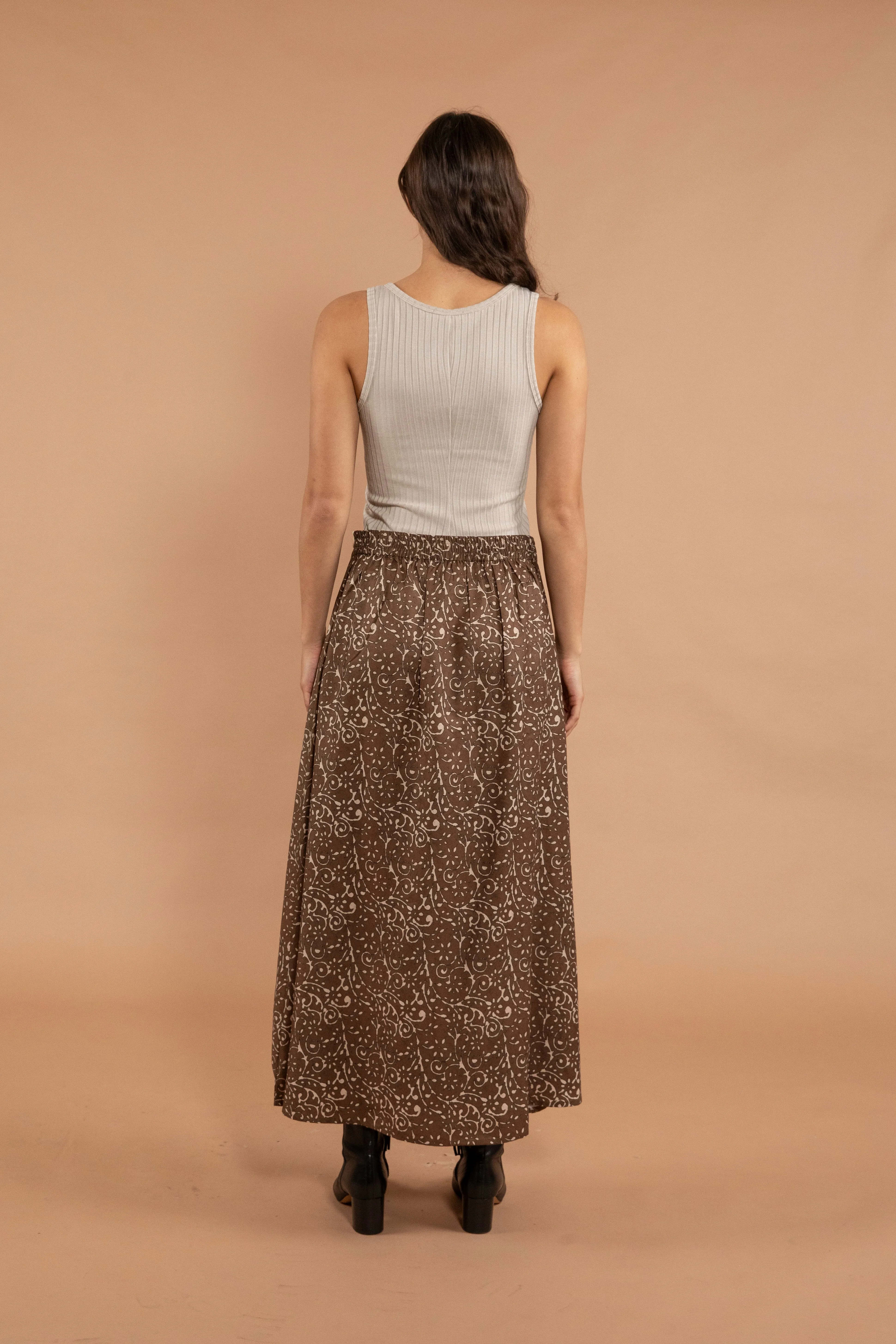 Divya Straight Maxi Skirt