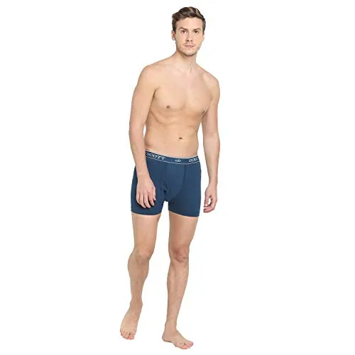 Dixcy Scott Men's Pure Cotton Regular Solid Trunks (Pack of 5) (CROSSTRUNK-P5_Navy/Dark Grey/Lt Coffee Brown/Denim Blue/Wine_Large)