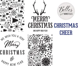 Dixie Belle Belles and Whistles Mylar Stencil - Christmas Cheer