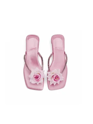 Dixie Floral Sandals in Pink