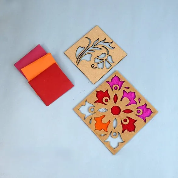 DIY Rangoli Floral Kit