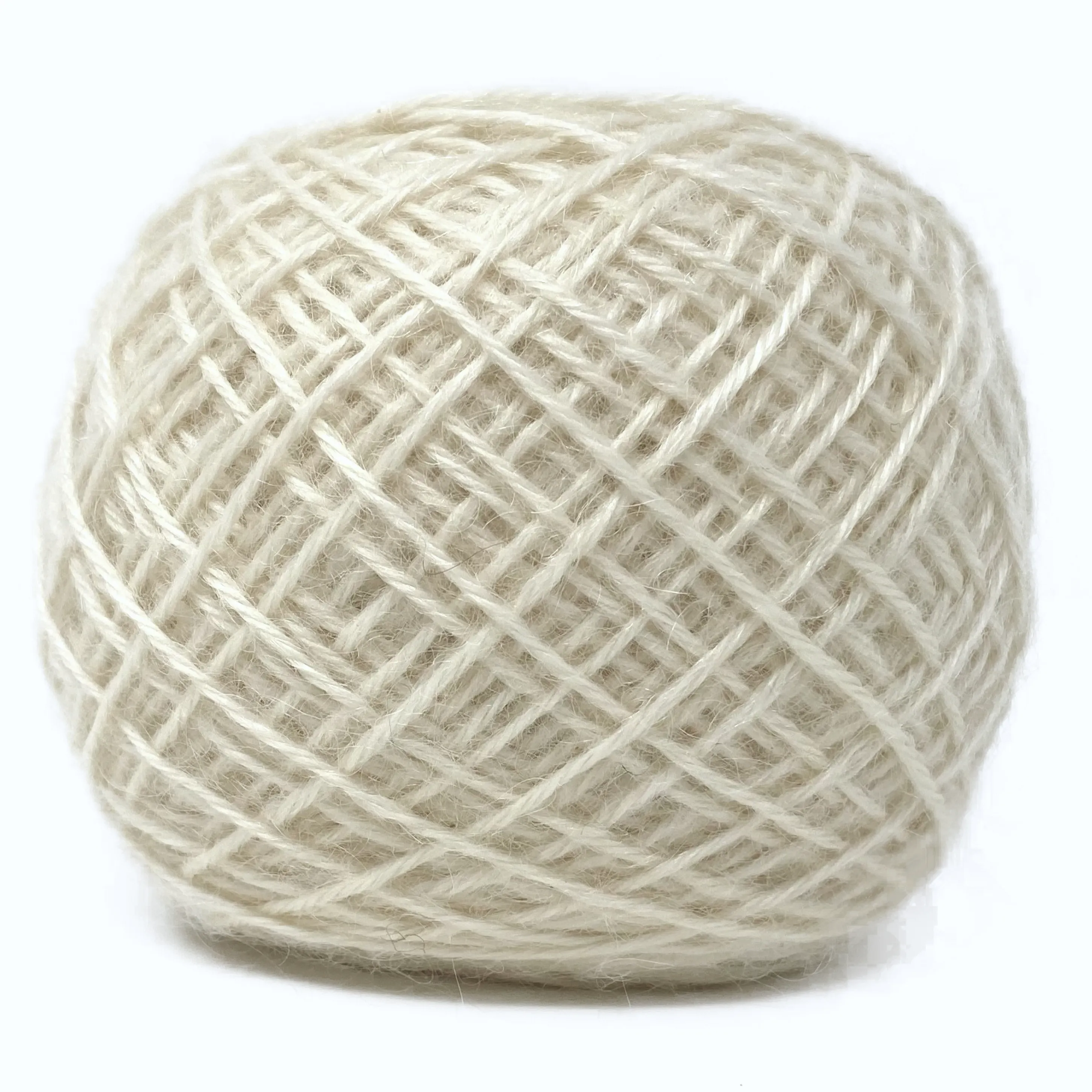 DK (8 Ply/Light Worsted) 100g (3.53 oz) Rare Breed Wensleydale and Luxury Kid Mohair Natural