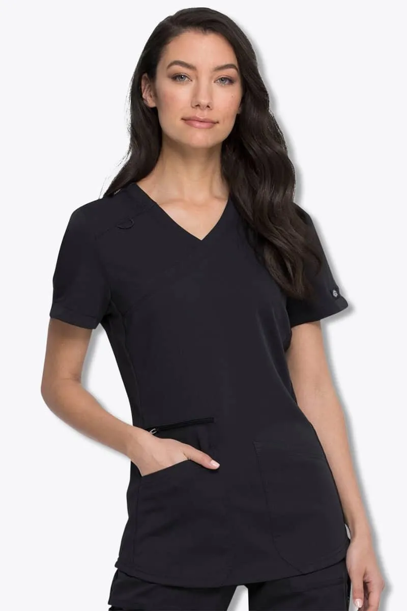 DK840 Dickies Balance Women's Mock Wrap Top