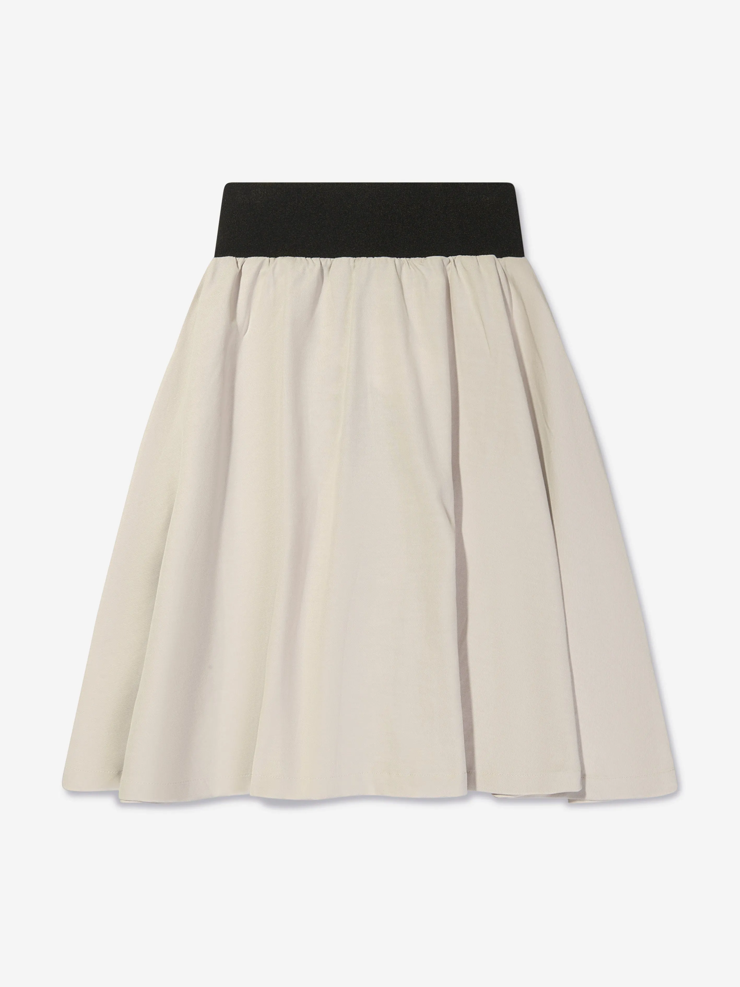 DKNY Girls Zip Up Long Skirt in White