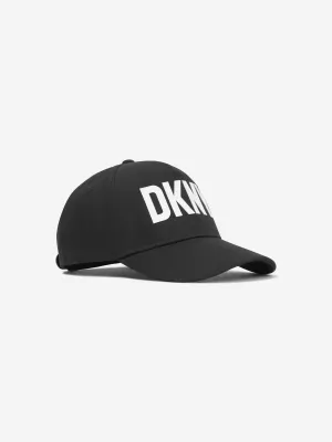 DKNY Kids Logo Cap in Black