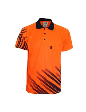 DNC Hi Vis Sublimated Stripe Polo (3565)