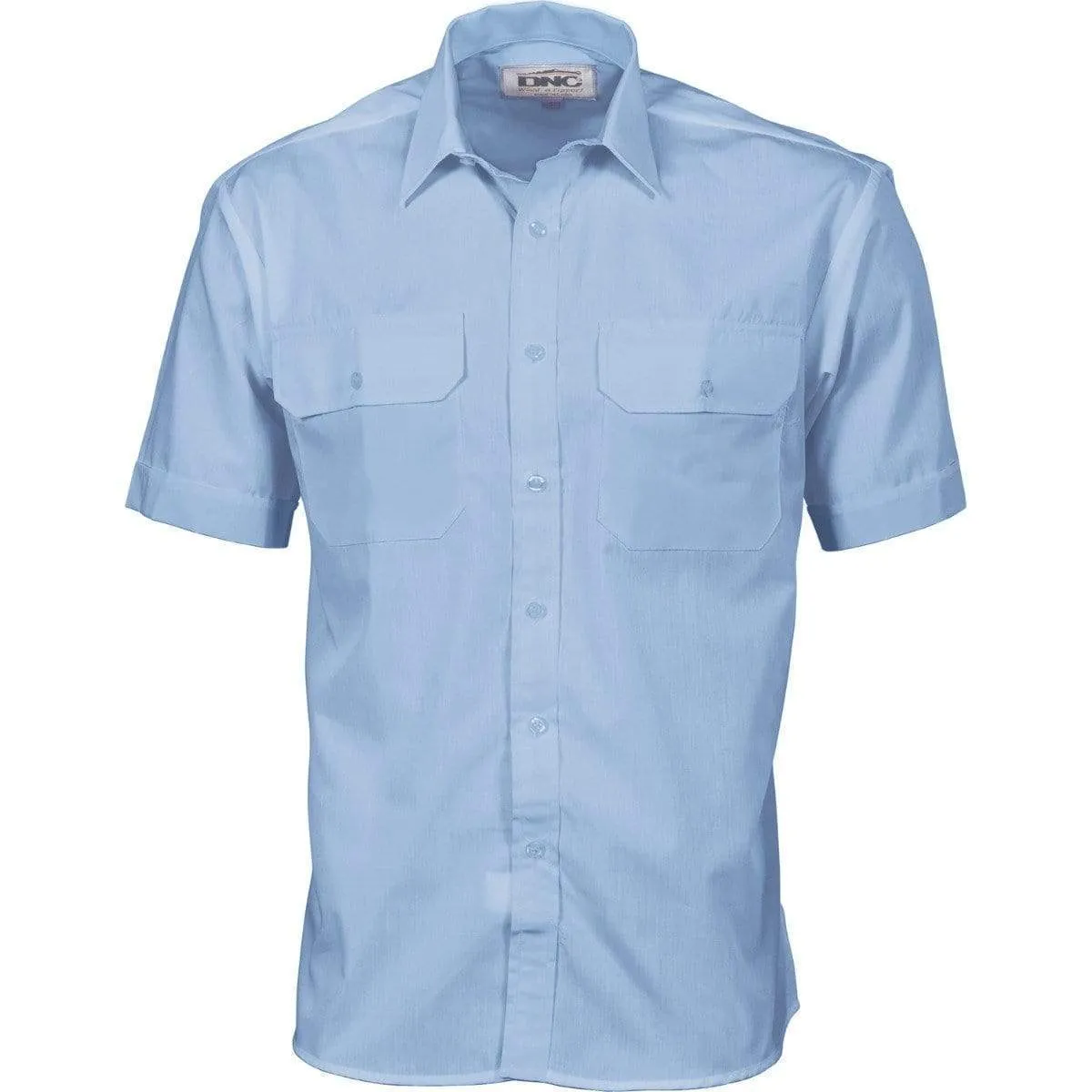 Dnc Workwear Polyester Cotton Short Sleeve Work Shirt - 3211