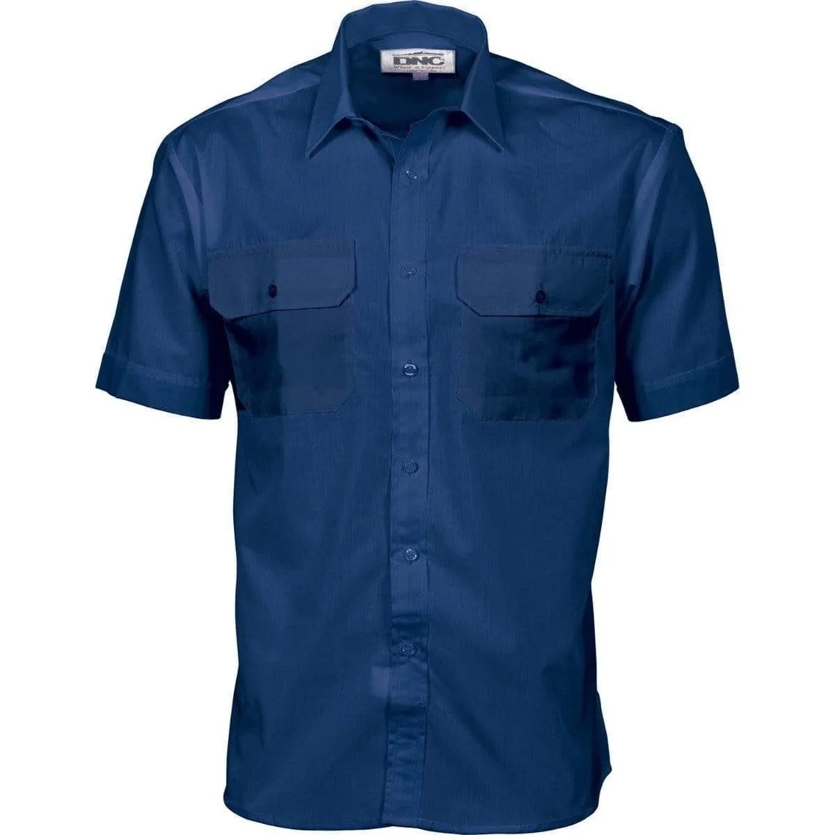 Dnc Workwear Polyester Cotton Short Sleeve Work Shirt - 3211