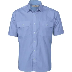 Dnc Workwear Polyester Cotton Short Sleeve Work Shirt - 3211