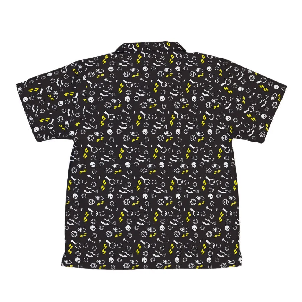 Dnd Horror Mystery Youth Hawaiian Shirt