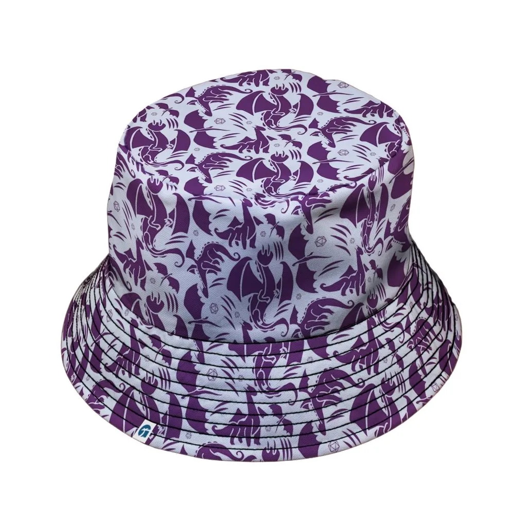 Dnd Purple Dragons Bucket Hat