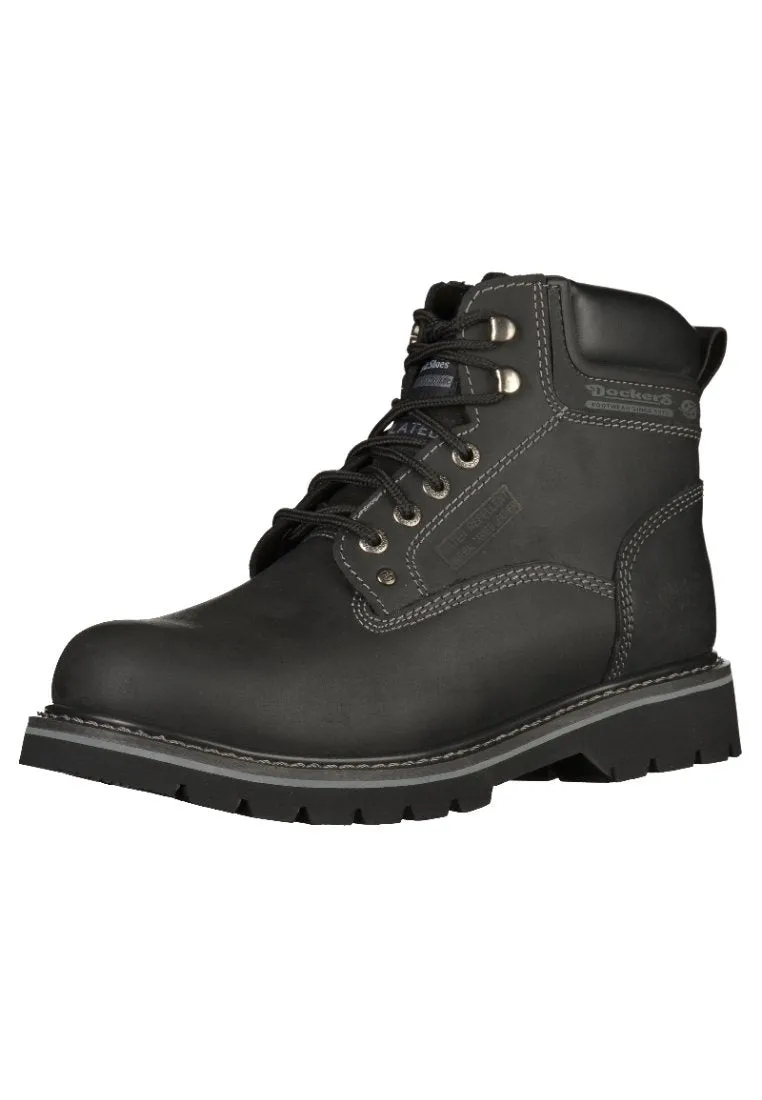 Dockers by Gerli lace-up boots, black