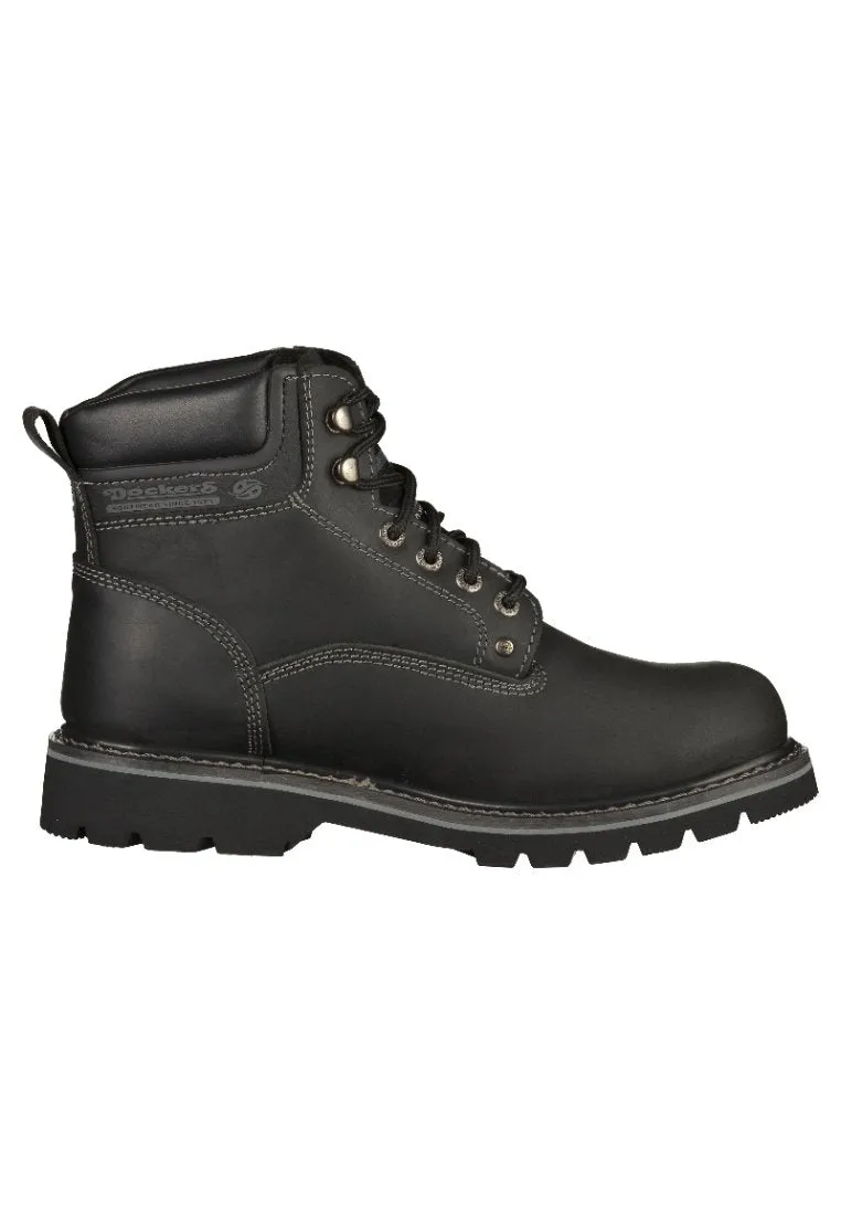 Dockers by Gerli lace-up boots, black