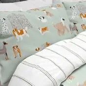 Dog Days Printed Duvet Cover Bedset