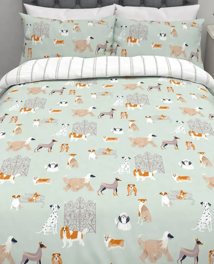 Dog Days Printed Duvet Cover Bedset