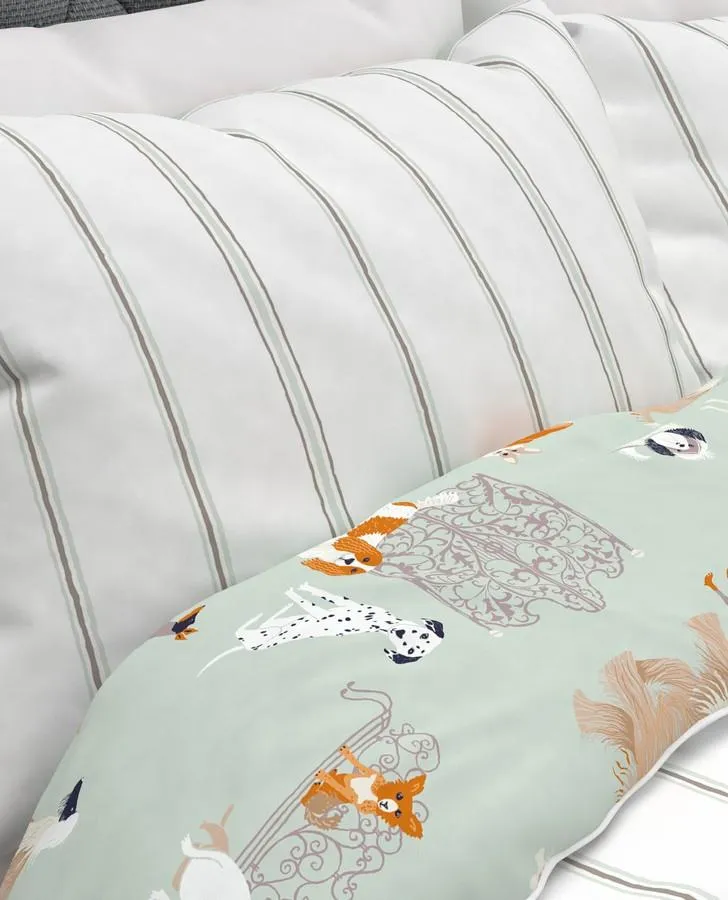 Dog Days Printed Duvet Cover Bedset