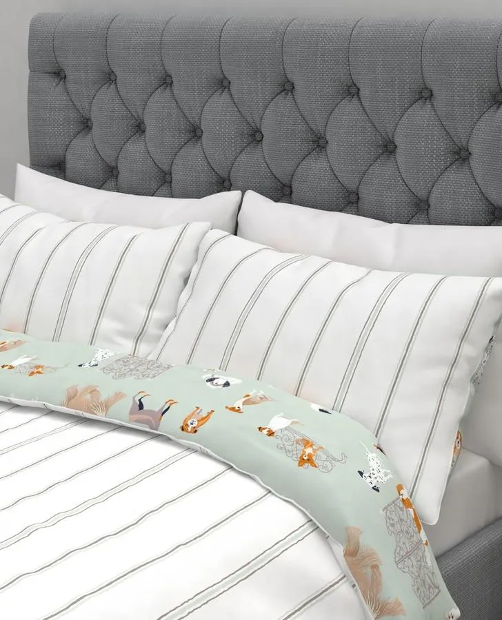 Dog Days Printed Duvet Cover Bedset