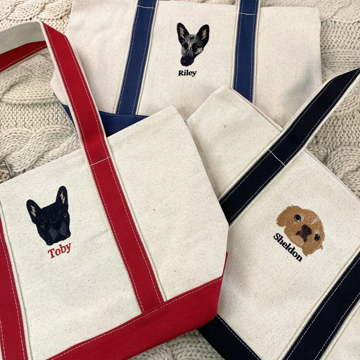 Dog Lover Twin Pack: Embroidered Hat & Tote Bag