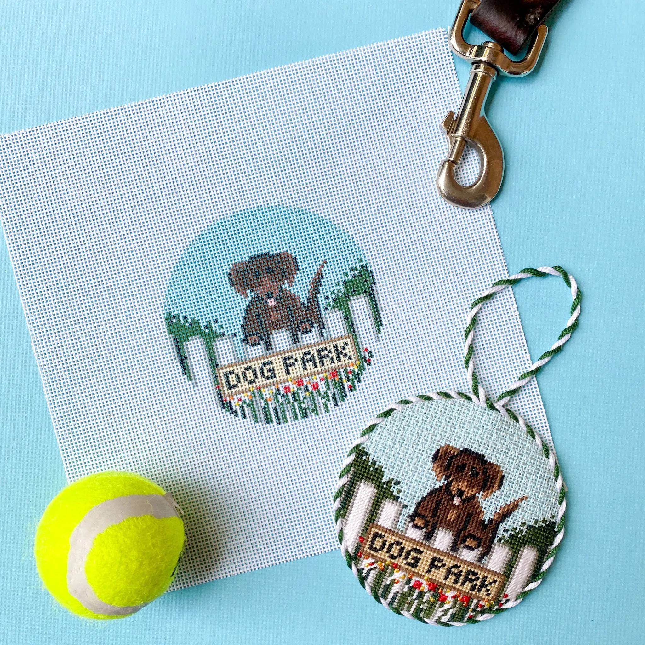 Dog Park Needlepoint Canvas Collection