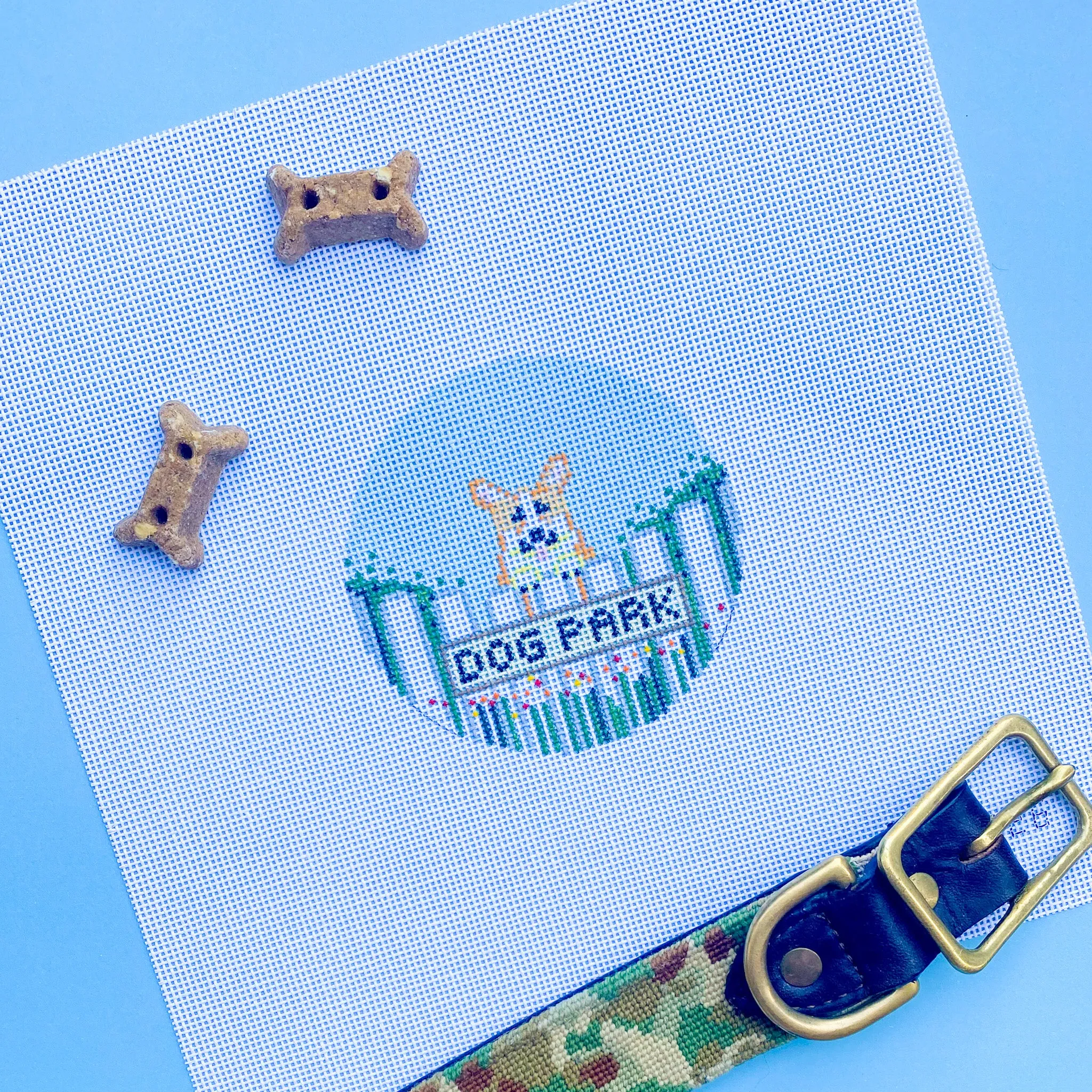 Dog Park Needlepoint Canvas Collection