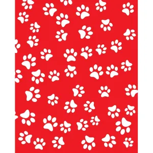 Dog Paws Printed Backdrop