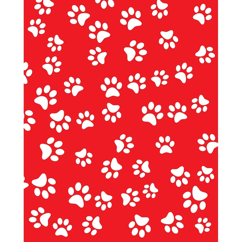 Dog Paws Printed Backdrop