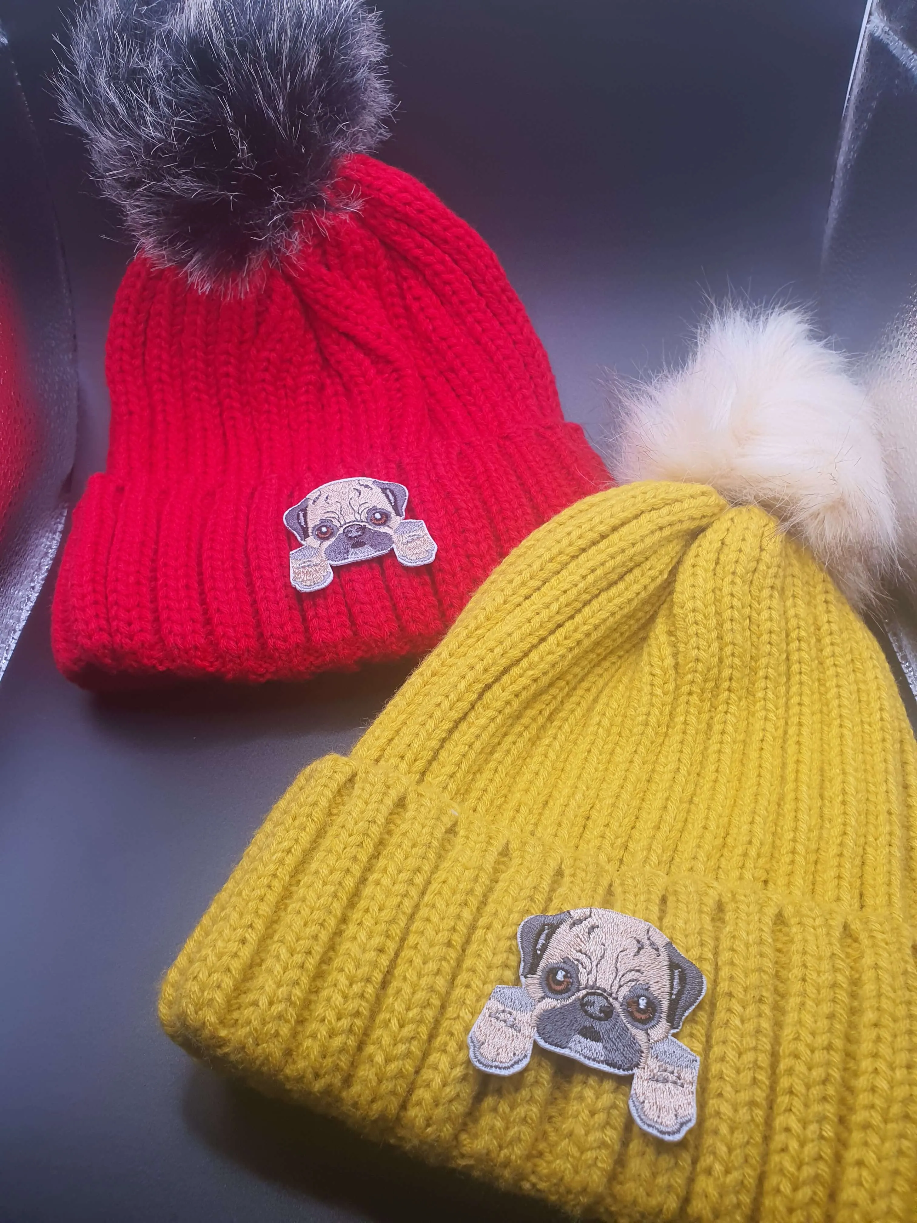 Dog Themed Knitted Beanies