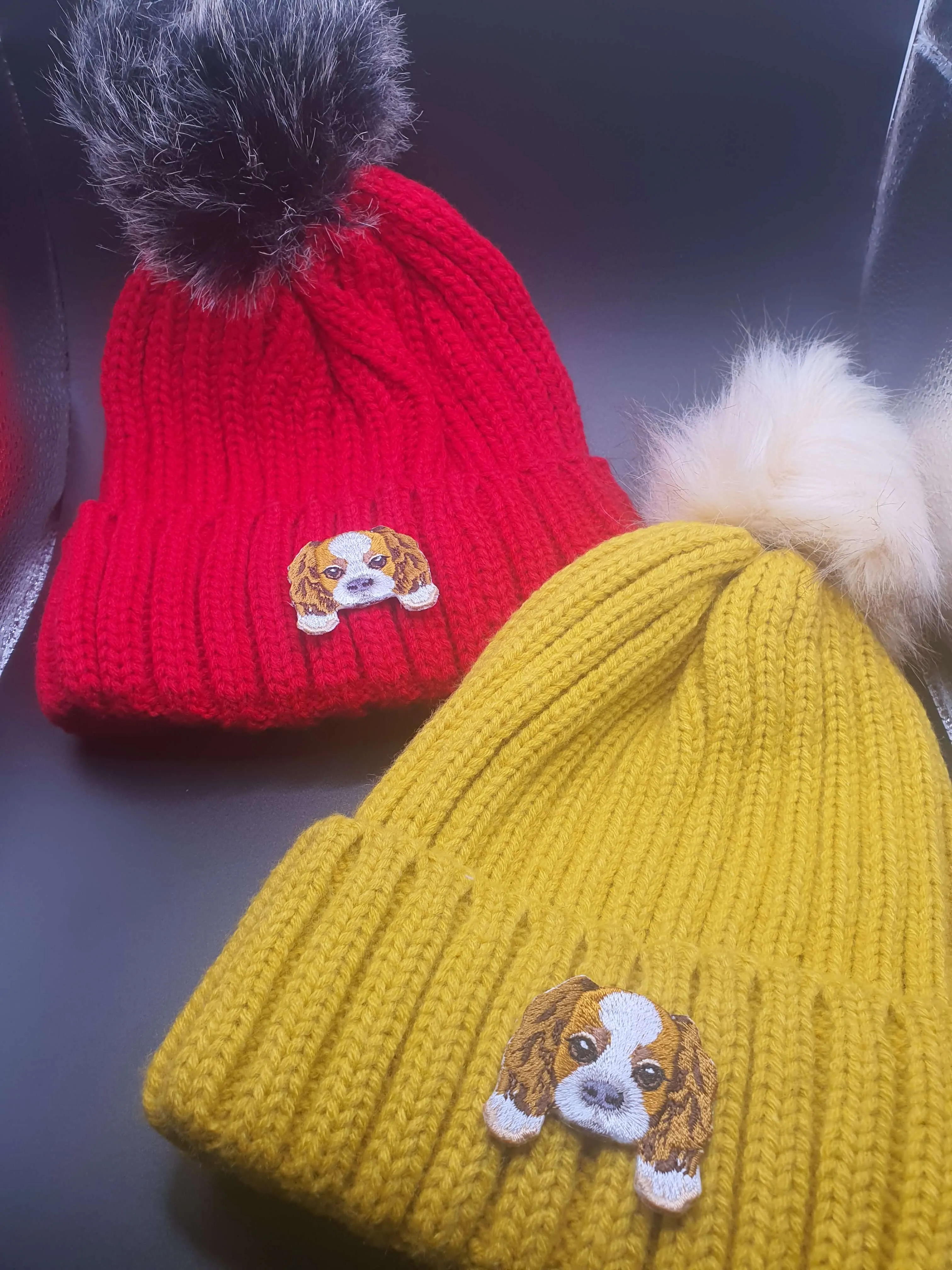 Dog Themed Knitted Beanies