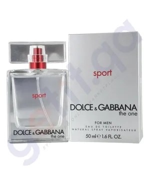 DOLCE & GABBANA 50ML THE ONE SPORT EDT FOR MEN