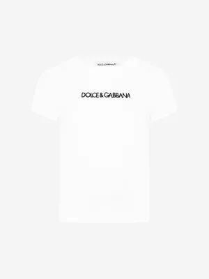 Dolce & Gabbana Baby Boys Cotton Jersey Logo T-Shirt