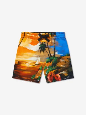 Dolce & Gabbana Baby Boys Hawaiian Shorts in Multicolour