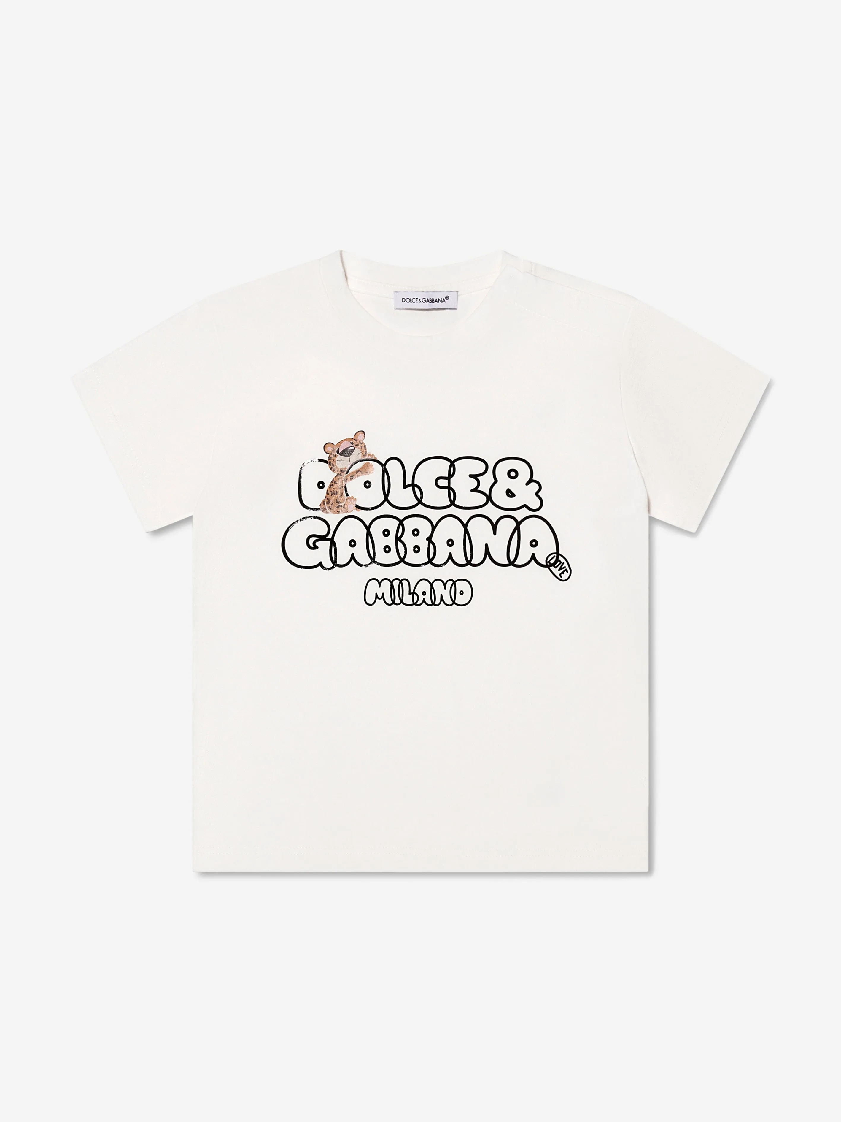 Dolce & Gabbana Baby Logo T-Shirt in White