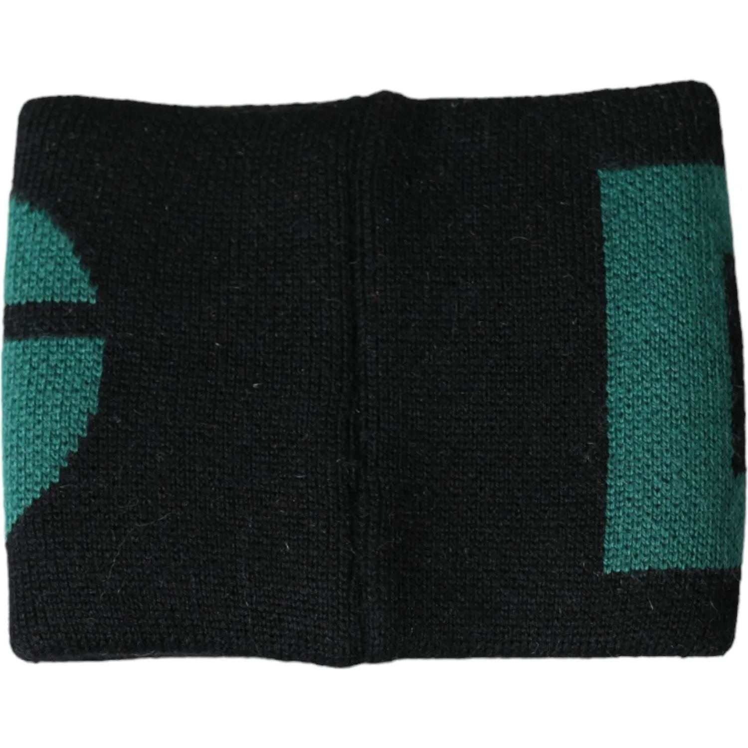 Dolce & Gabbana Black Green Wool Logo #DGMILLENNIALS Wristband