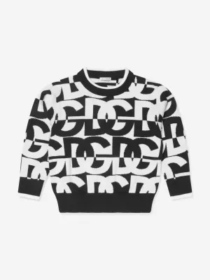 Dolce & Gabbana Boys Wool Logo Jumper