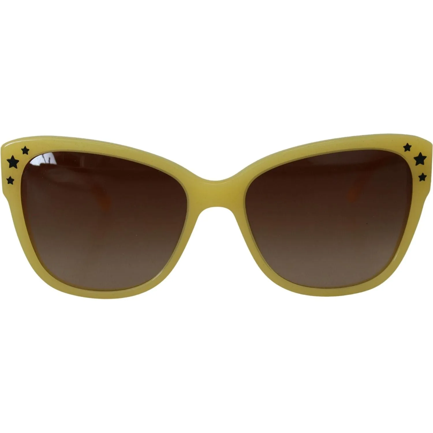 Dolce & Gabbana Chic Yellow Acetate Gradient Sunglasses