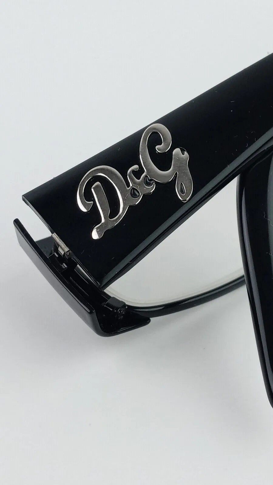 Dolce & Gabbana DG5049 064 Black Silver Metal Designer Eyeglasses