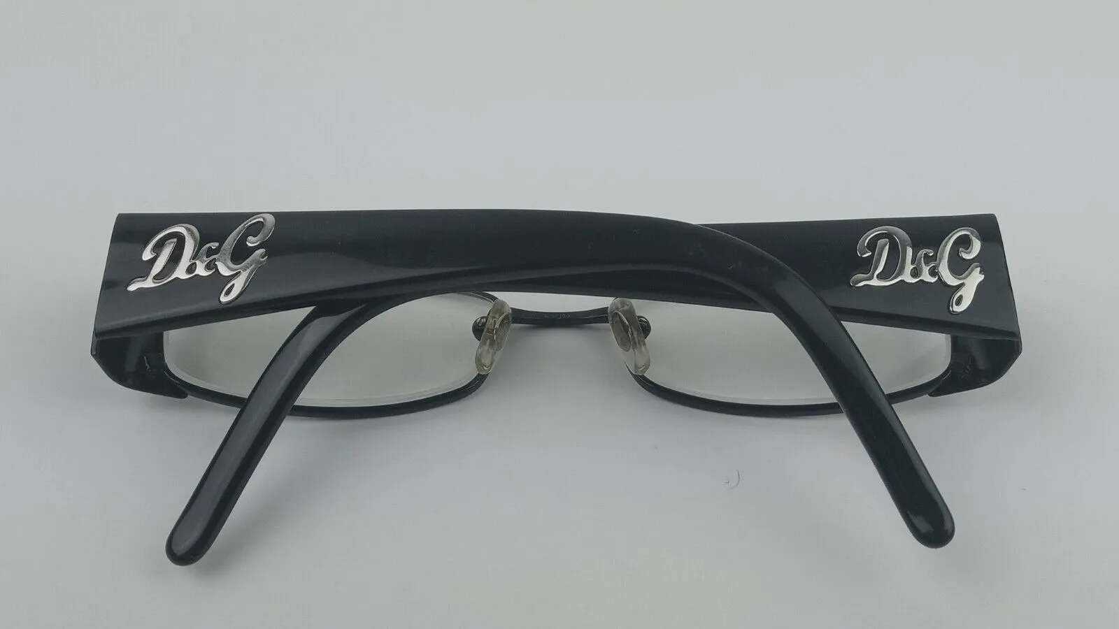 Dolce & Gabbana DG5049 064 Black Silver Metal Designer Eyeglasses