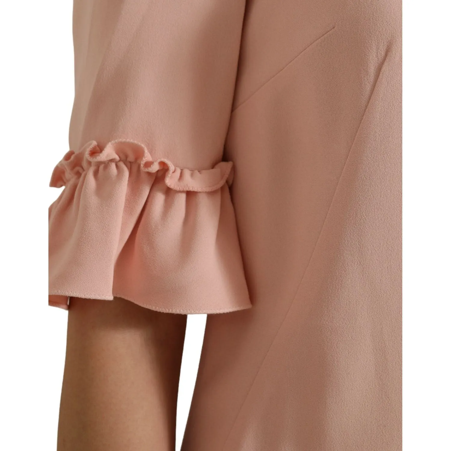 Dolce & Gabbana Elegant Light Pink A-Line Shift Mini Dress