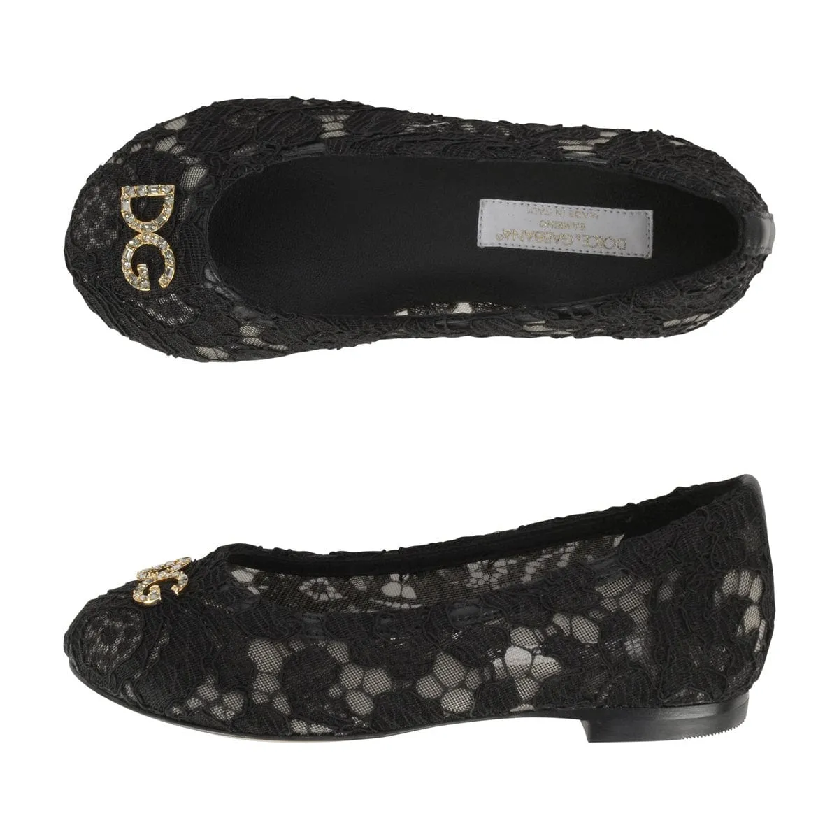 Dolce & Gabbana Lace Ballerina Shoes