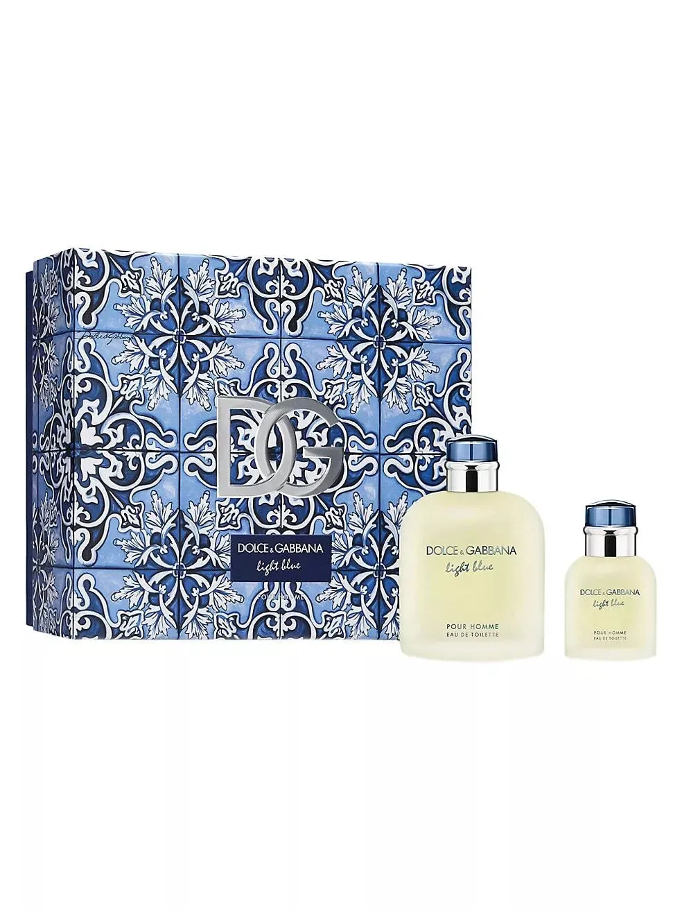 Dolce & Gabbana Light Blue 2Pc Set 125Ml   40Ml Edt Men (Printed light blue box)