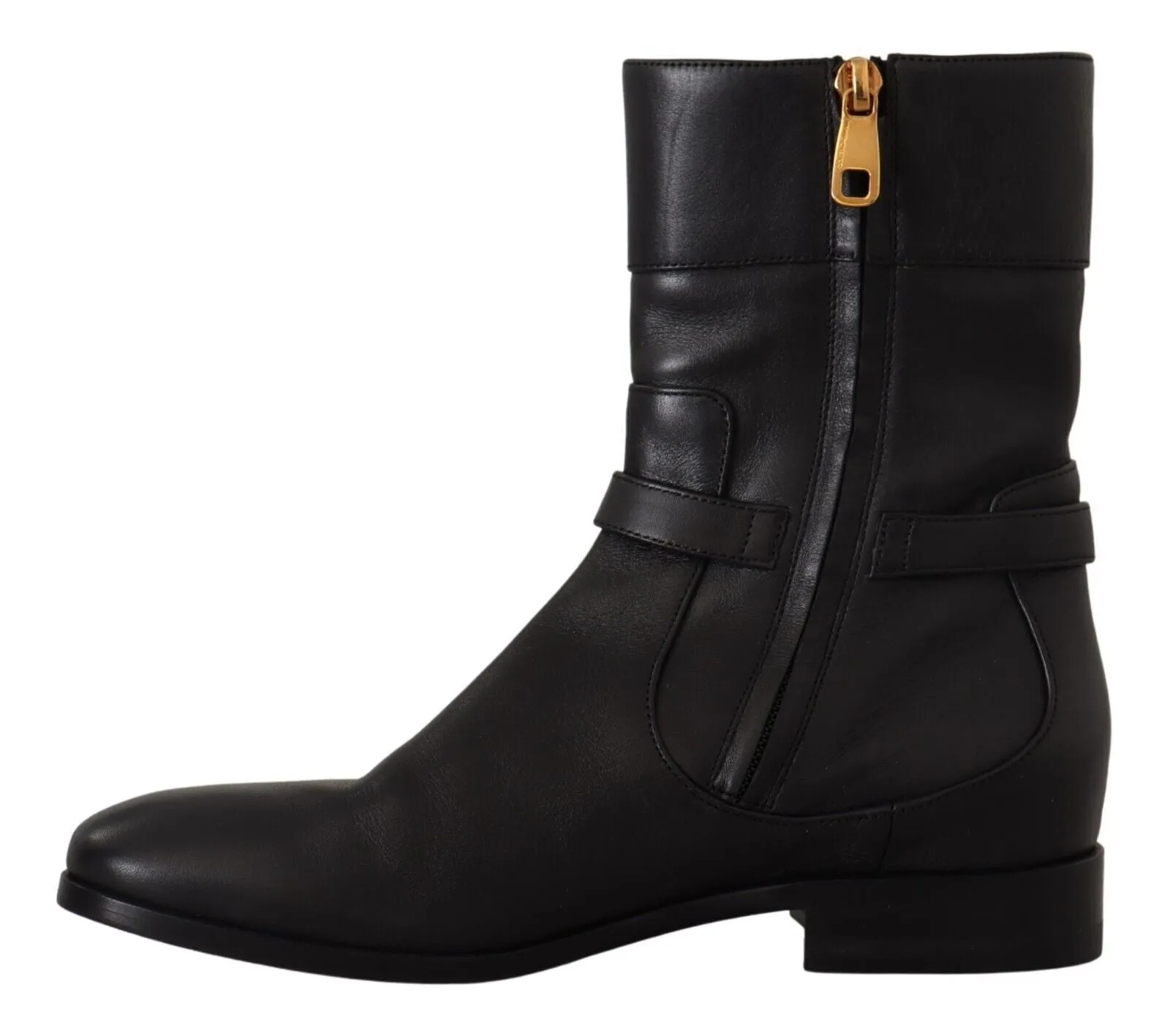 Dolce & Gabbana Logo Biker Boots