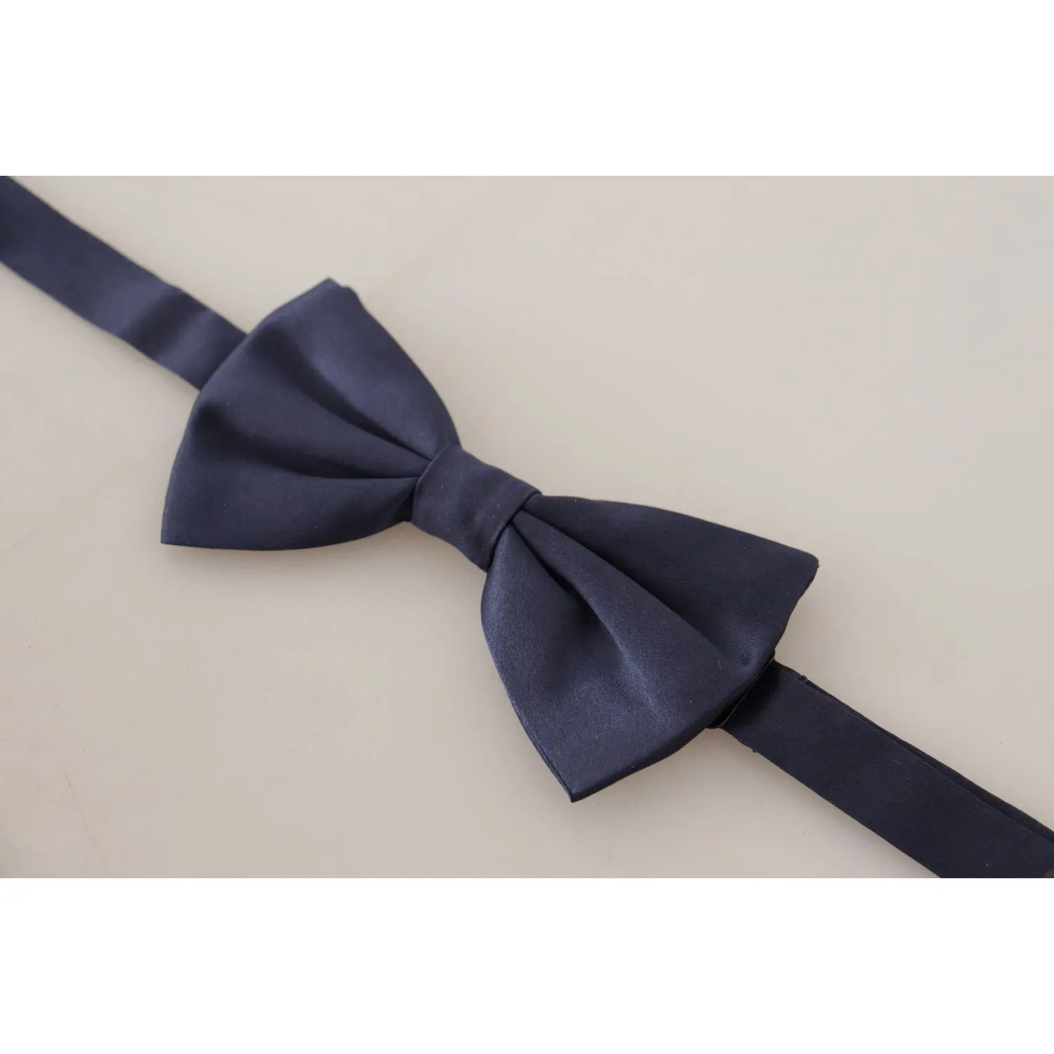 Dolce & Gabbana Stunning Silk Blue Bow Tie