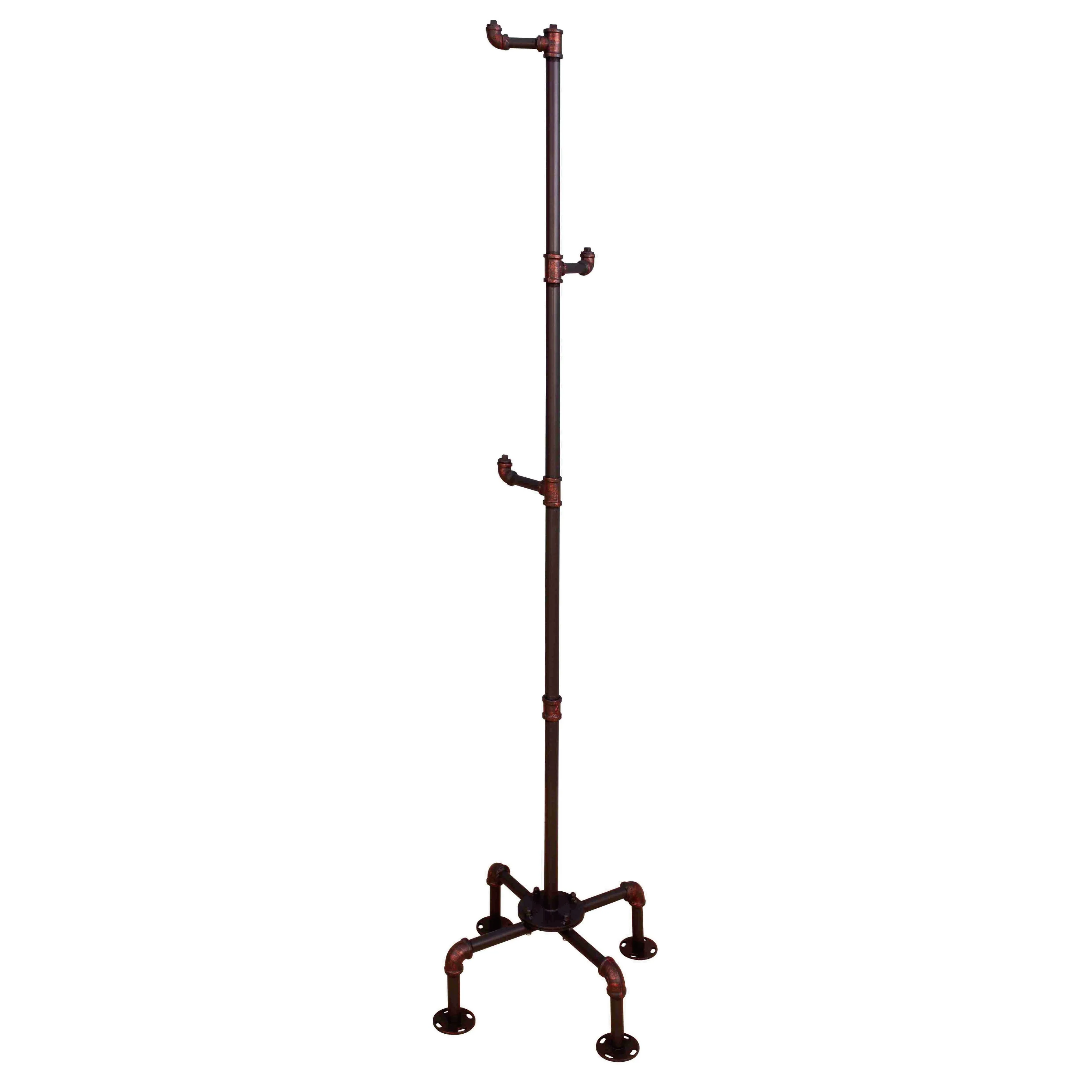 Dolen Industrial Sand Black and Copper Coat Rack